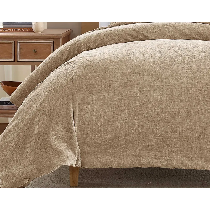 Niles Beige 3 pc King Comforter Set