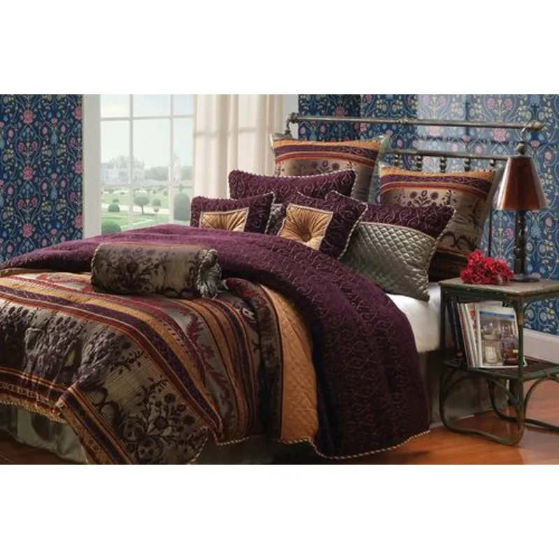 Petra 10 PC King Comforter Set 