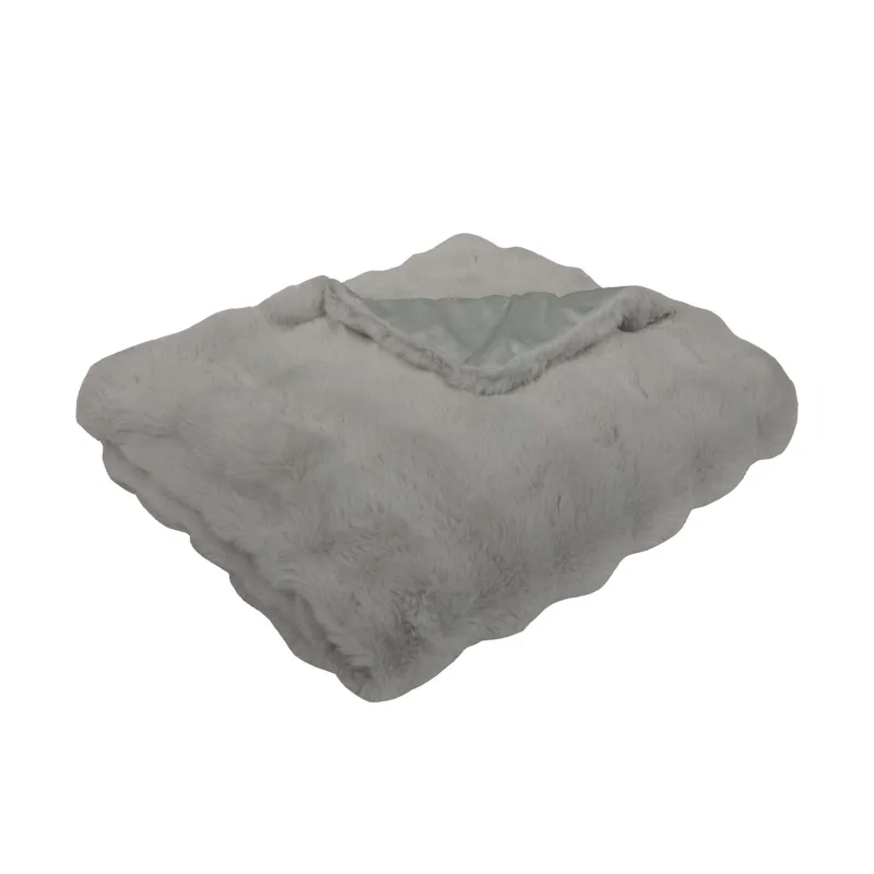 Bubble Fur Throw Gray 50&times;60