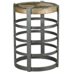 Barrel Strap End Table