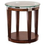Solitaire Round Accent Table