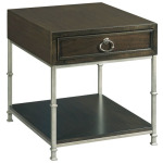 Rectangular Drawer End Table
