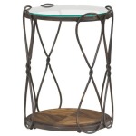 Hidden Treasures Round End Table