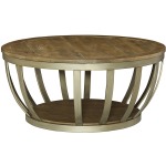 Modern Theory Round Cocktail Table