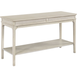 Serra-hamilton Rectangular Drawer Sofa Table-Classic White
