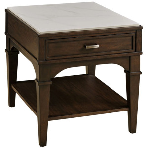 Giselle Rectangular Drawer End Table