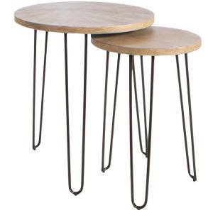 Round Nesting End Tables