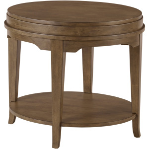 Nicolette-hamilton Oval End Table-Auburn