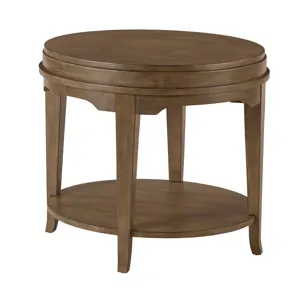 Nicolette-hamilton Oval End Table-Auburn