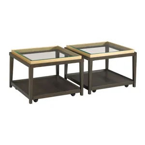 Darby 2 Tone Bunching Coffee Table Set Of 2