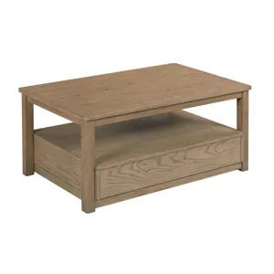 Costa Way-hamilton Ectangular Drawer Coffee Table-Taupe