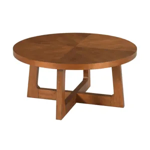 Archetype Round Coffee Table-Cinnamon