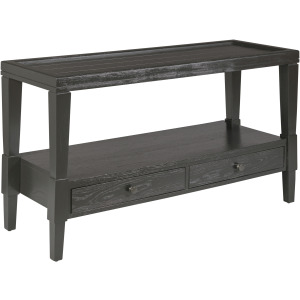 Oliver-hamilton Rectangular Drawer Sofa Table-Ebony