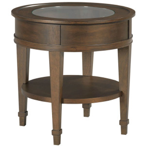 Structures Round End Table-Sable