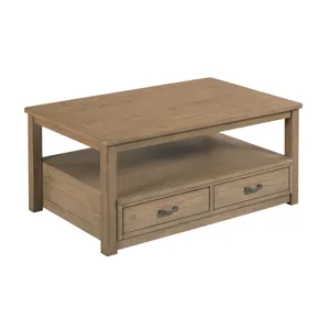 Costa Way-hamilton Ectangular Drawer Coffee Table-Taupe