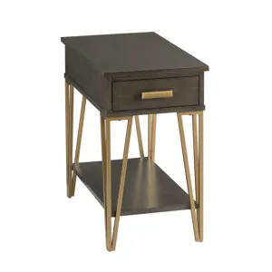 Chairsides Rectangular Chairside Table-Graphite