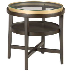 Darby Two Tone Round End Table