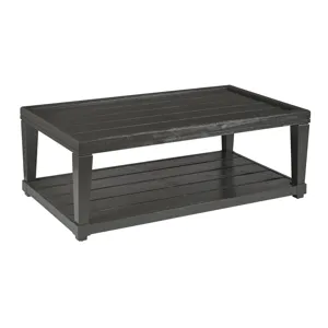 Oliver-hamilton Rectangular Coffee Table(Casters)Ebony