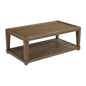 Oliver-hamilton Rectangular Coffee Table(Casters)Sepia