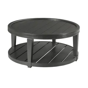 Oliver-hamilton Round Coffee Table(Casters)Ebony