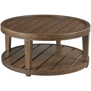 Oliver-hamilton Round Coffee Table(Casters)Sepia