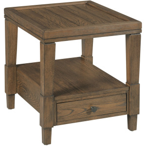 Oliver-hamilton Rectangular Drawer End Table-Sepia