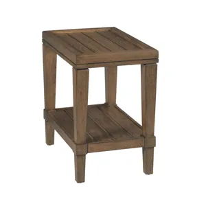 Oliver-hamilton Rectangular Chairside Table-Sepia