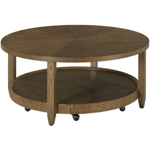 Eldon Round Coffee Table W/6 Casters