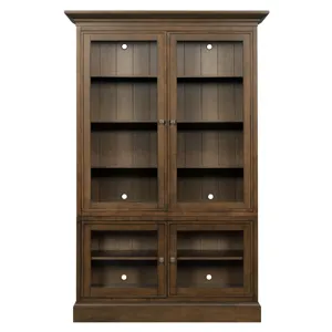 Structures Double Display Cabinet-Sable