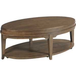 Nicolette-hamilton Oval Coffee Table(Casters-Auburn