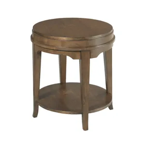 Nicolette-hamilton Oval End Table-Auburn