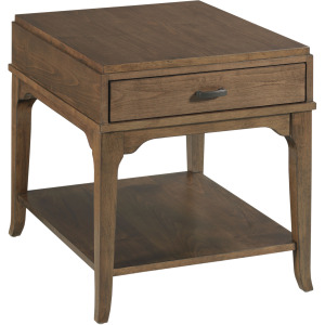 Nicolette-hamilton Rectangular Drawer End Table-Auburn
