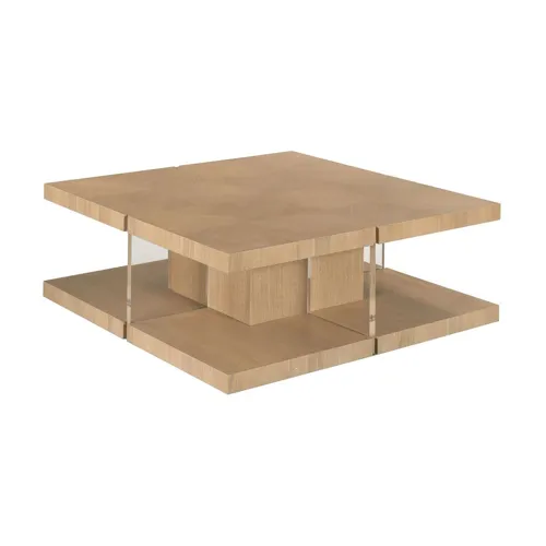 Hidden Treasures Clearly Supported Coffee Table