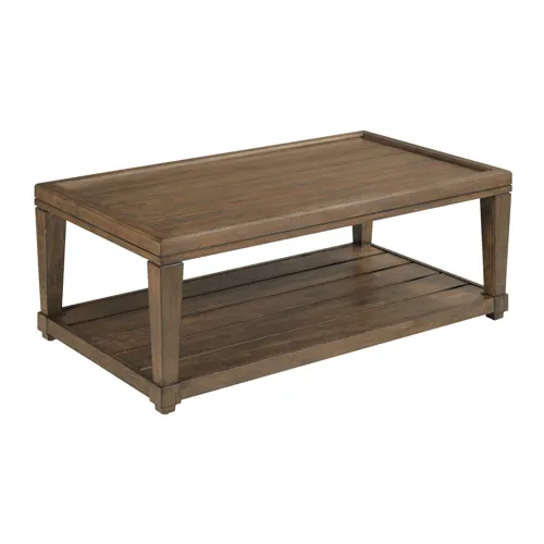 Oliver-hamilton Rectangular Coffee Table(Casters)Sepia