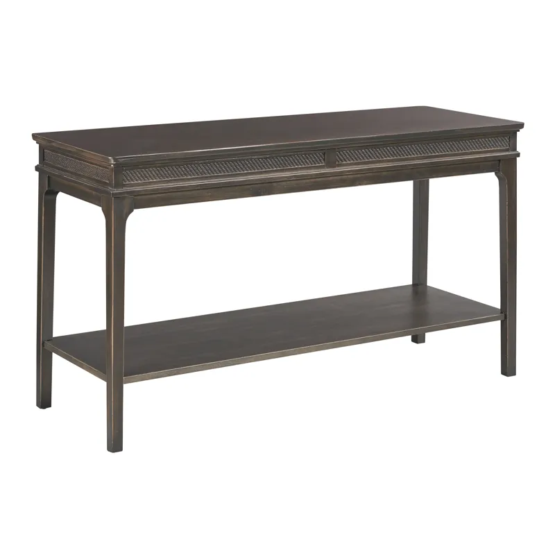 Serra-hamilton Rectangular Drawer Sofa Table-Soft Black