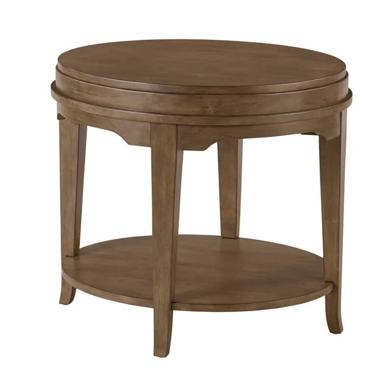 Nicolette-hamilton Oval End Table-Auburn