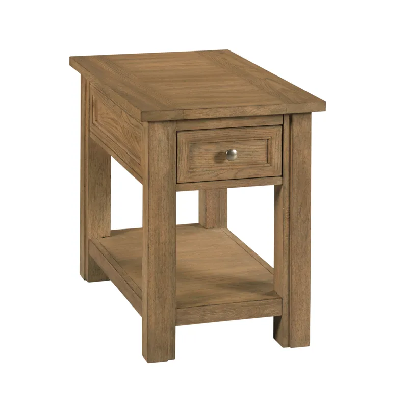 Providence Rectangular Charging Chairside Table