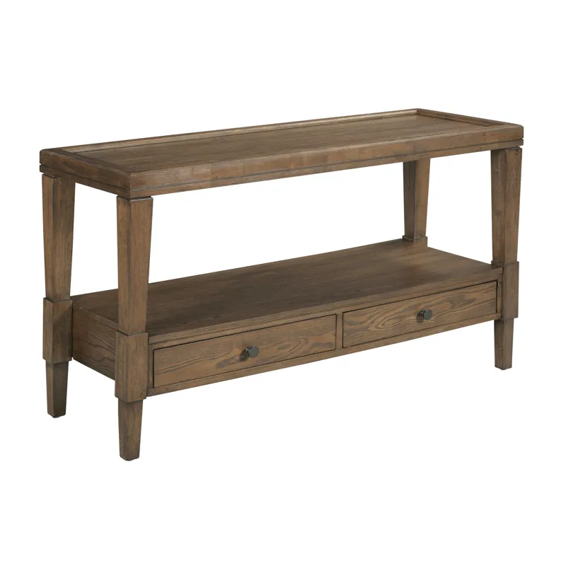 Oliver-hamilton Rectangular Drawer Sofa Table-Sepia
