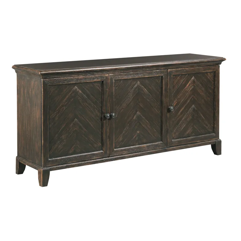 Hidden Treasures Three Door Chevron Chest