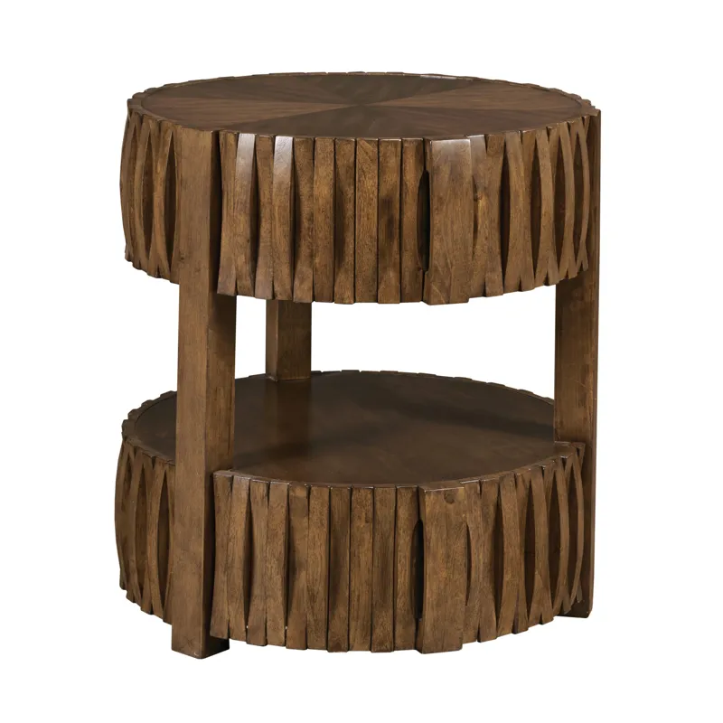 Hidden Treasures Round End Table