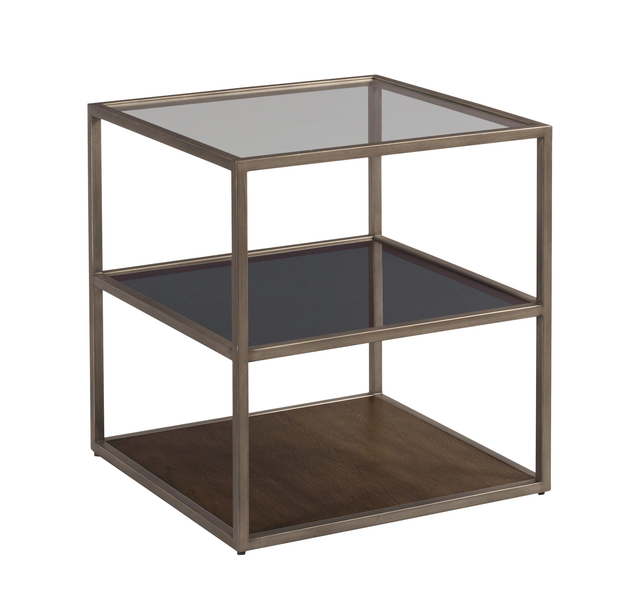 Cleo Square End Table 257915 by Hammary Furniture at Davis Furniture Store