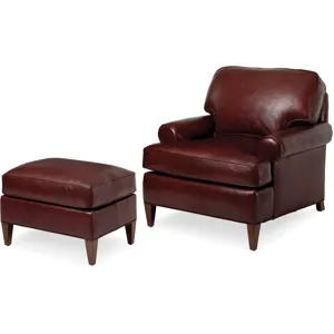 4270-NC&nbsp;Garden Chair & Ottoman with Reserve Leg
