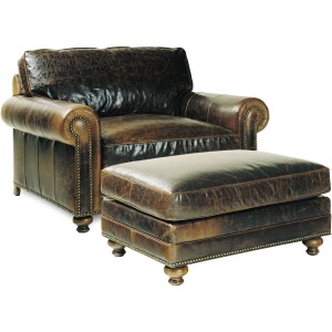 /4189Settlement Chair & Ottoman