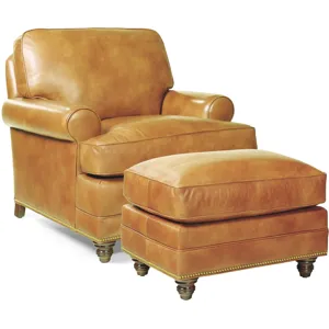 /4108Garden Chair & Ottoman