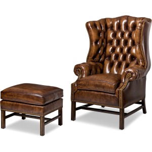 ..4405Summerfield Chair & Ottoman