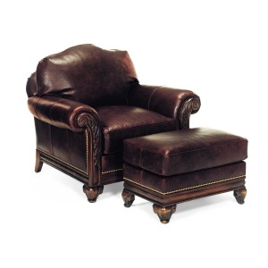 /1526Gallagher Chair & Ottoman
