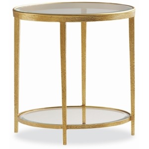 Jinx Brass Side Table