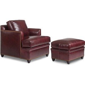 5344Paley Chair & Ottoman