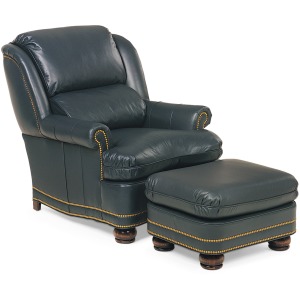 /8131NB Austin High Back Chair & Ottoman