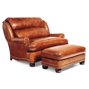 8140NB/8139NB&nbsp;Austin High Back Chair & 1/2 & Ottoman & 1/2